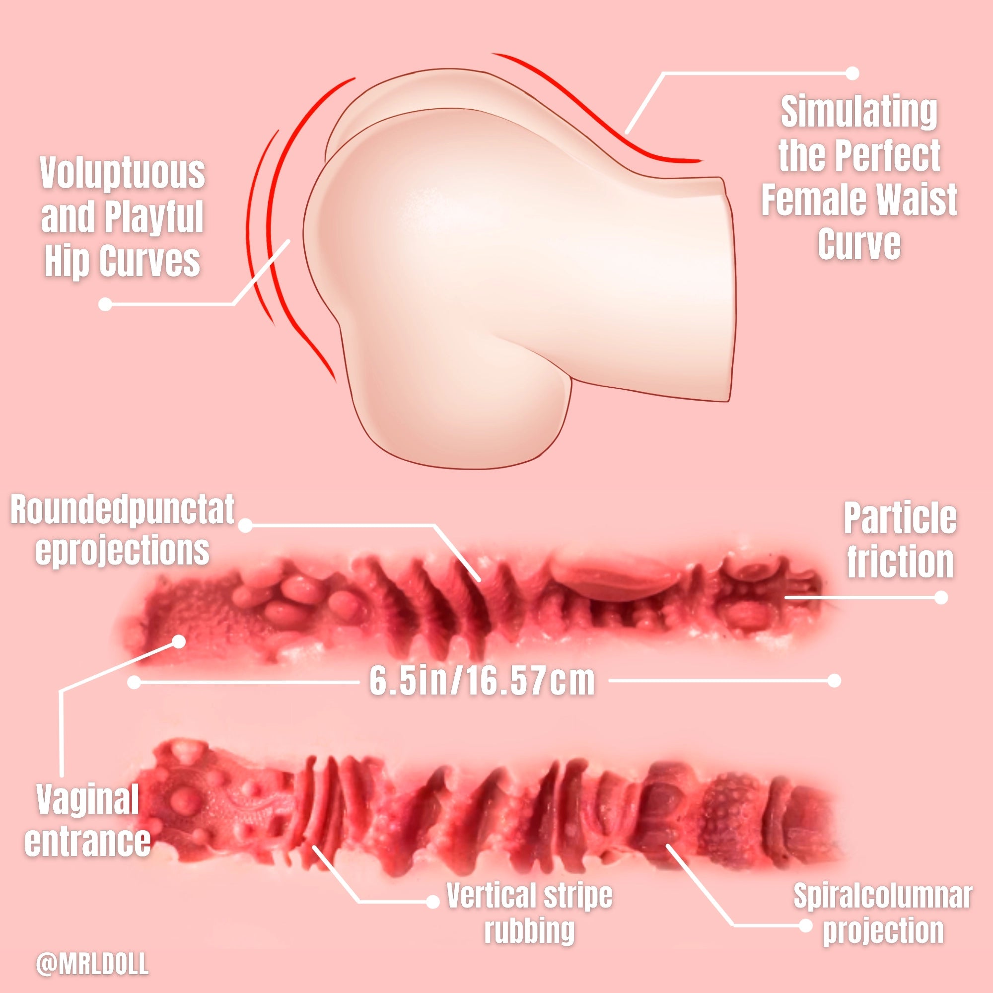 Image of Jessica :17KG Silicone Big Realistic Ass Sex Doll MRLDOLL